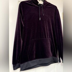 INC International Concepts Women's Sweatshirt - Deep Eggplant Purple